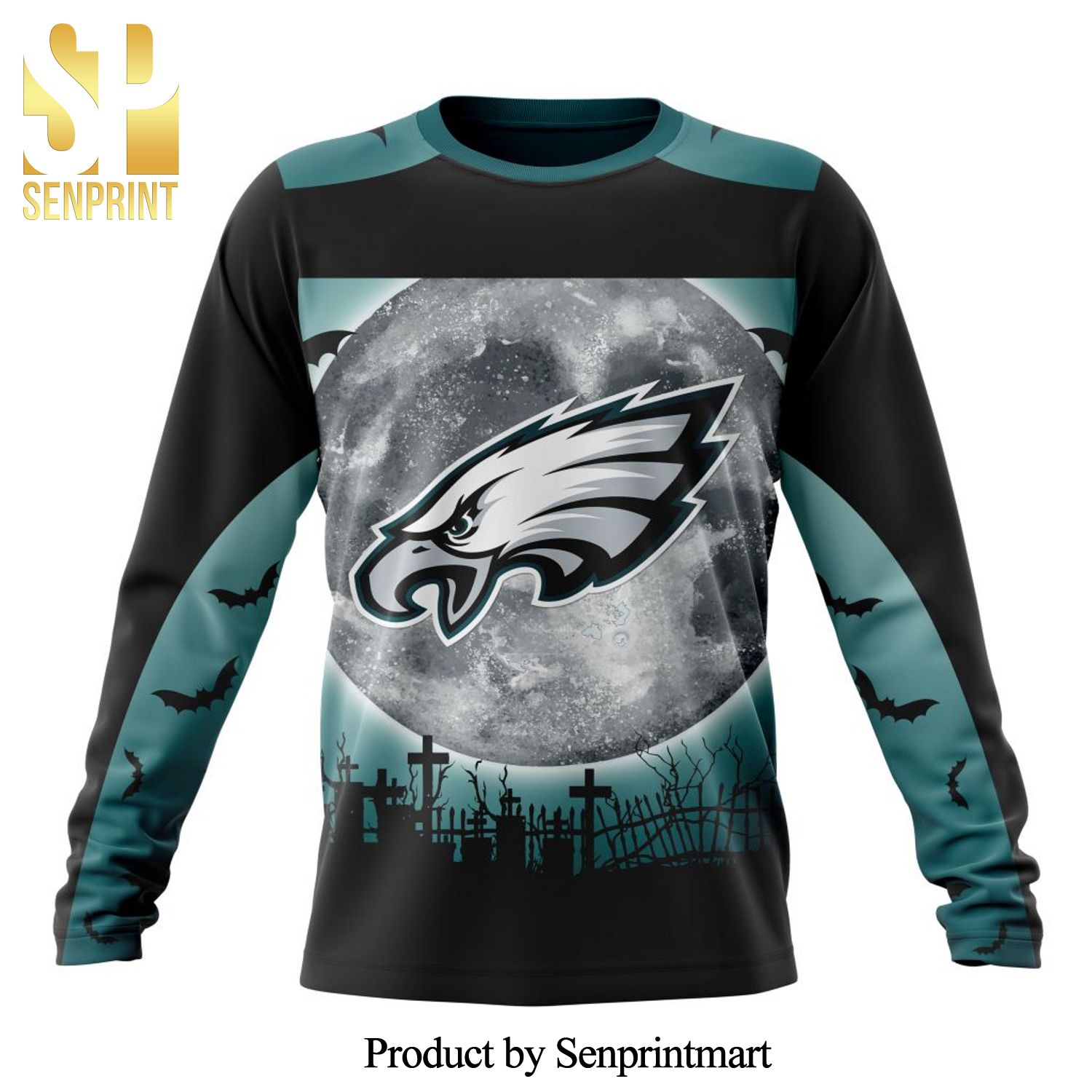 NFL Philadelphia Eagles Version Halloween All Over Printed Shirt