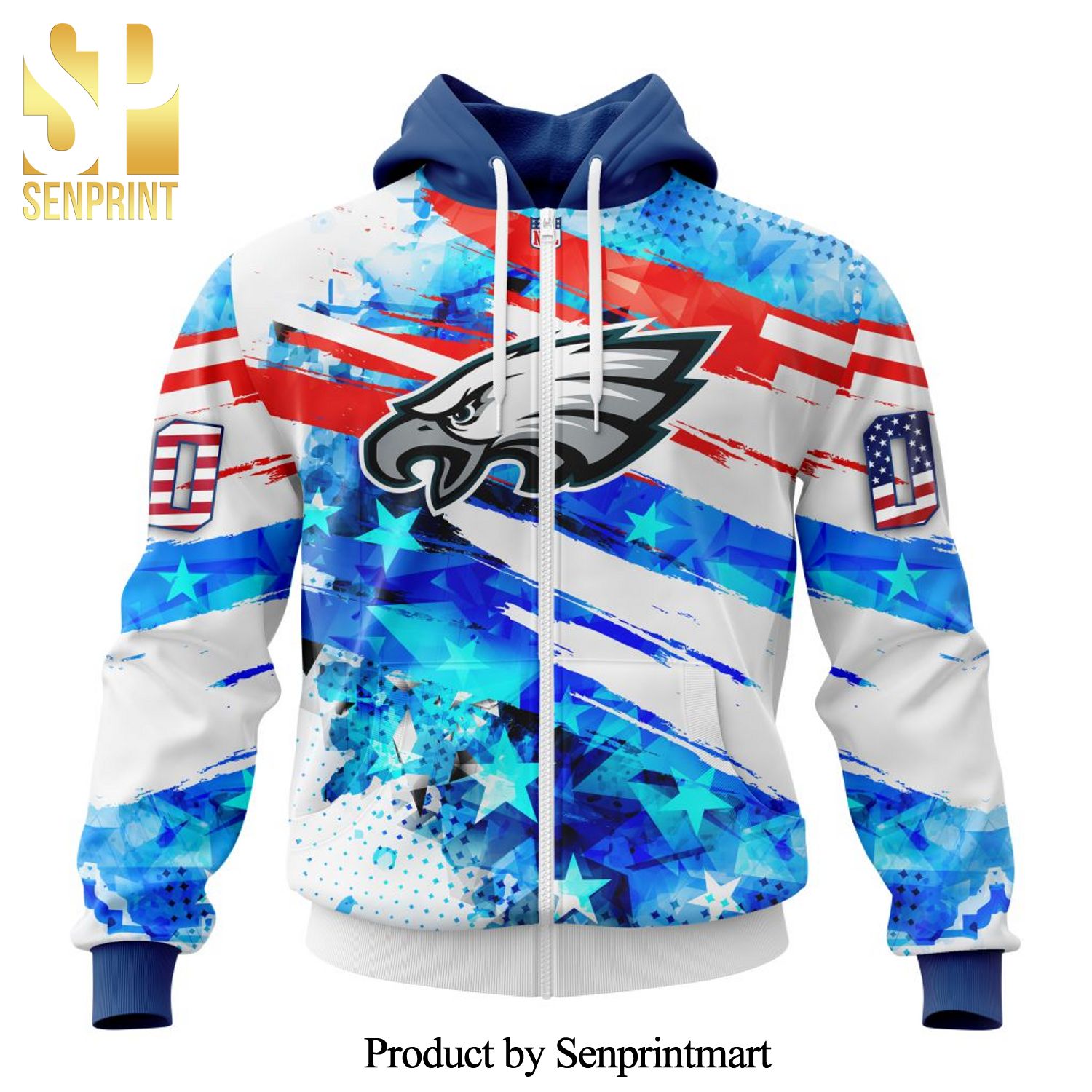 NFL Philadelphia Eagles With Concept For Independence Day All Over Printed Shirt