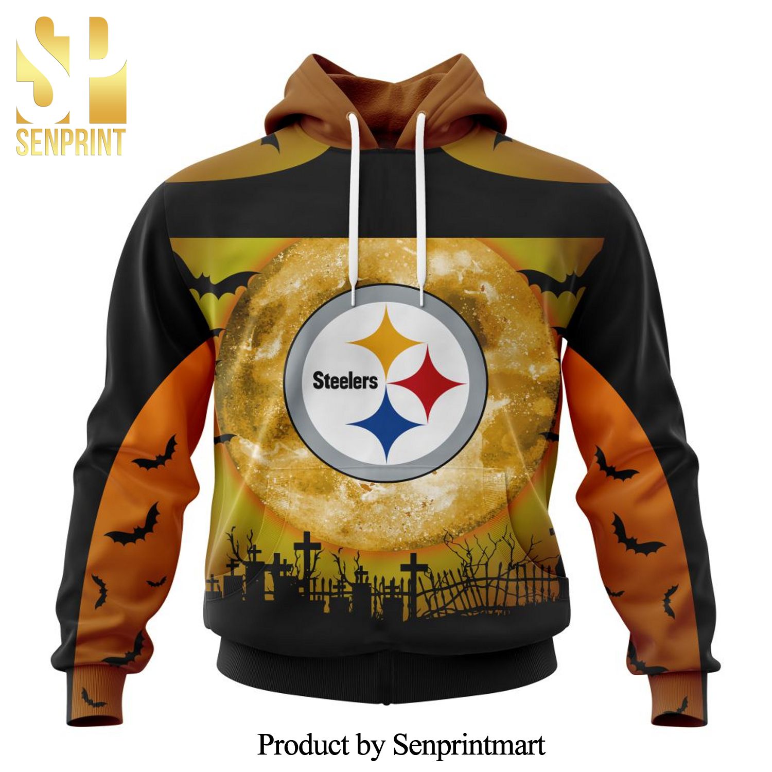 NFL Pittsburgh Steelers Version Halloween All Over Printed Shirt