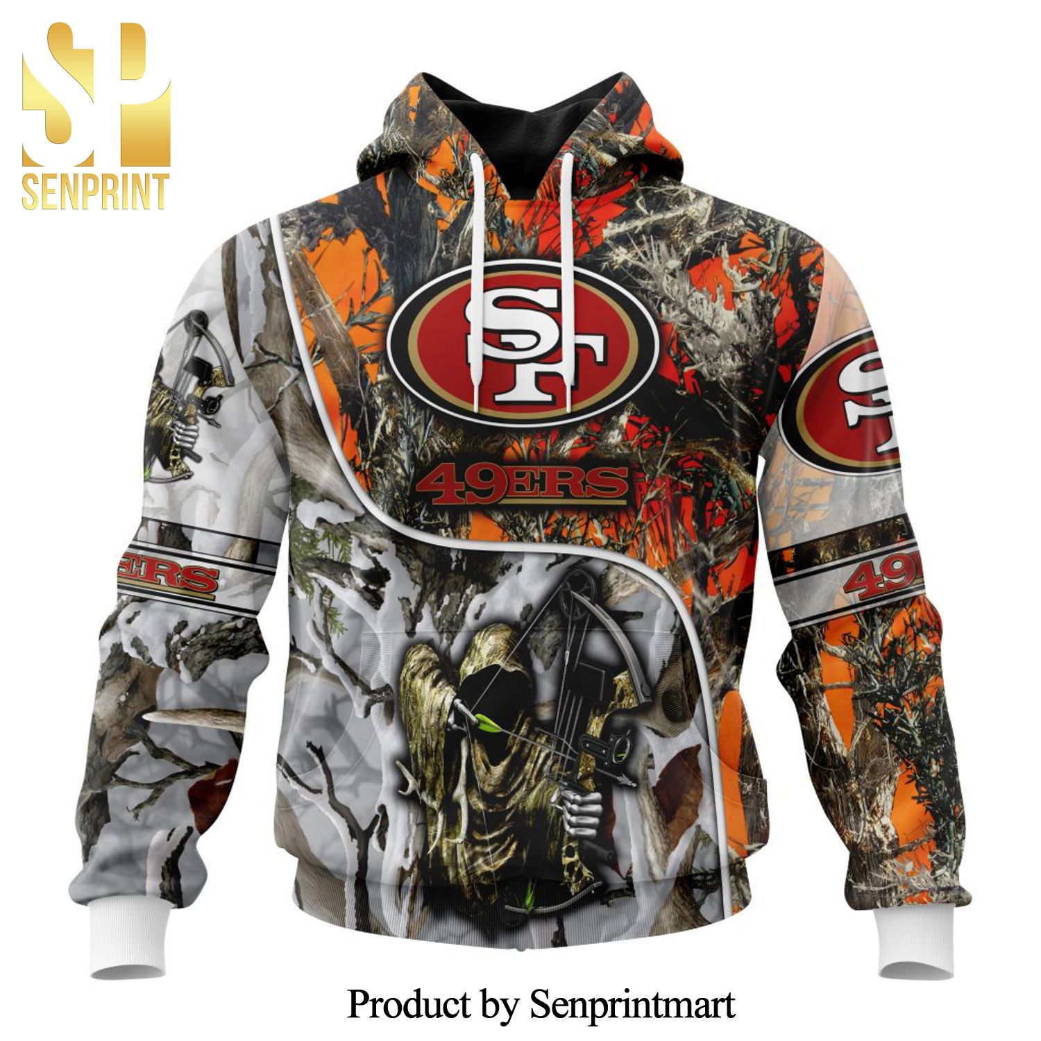 NFL San Francisco 49ers Special Fall And Winter Bow Hunting All Over Printed Shirt