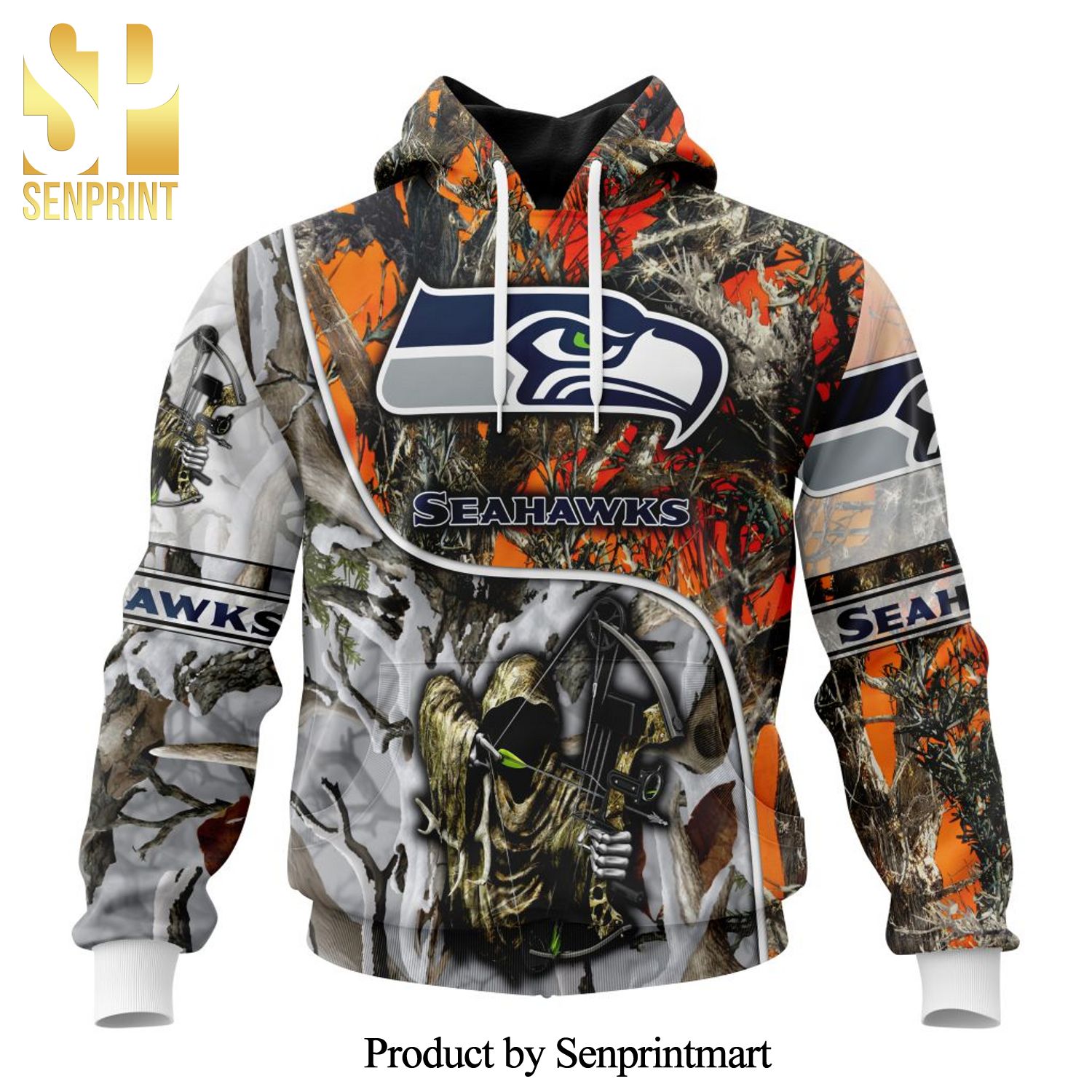 NFL Seattle Seahawks Special Fall And Winter Bow Hunting All Over Printed Shirt