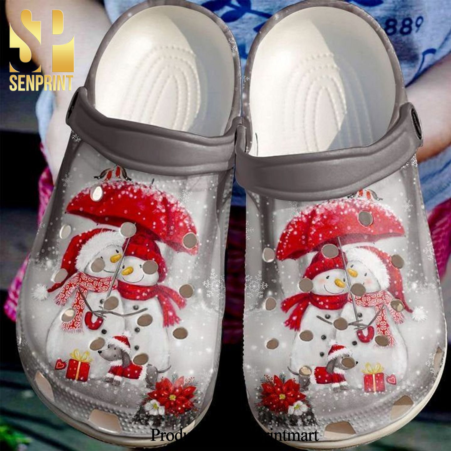 Christmas Personalized Merry 3D Crocband Crocs