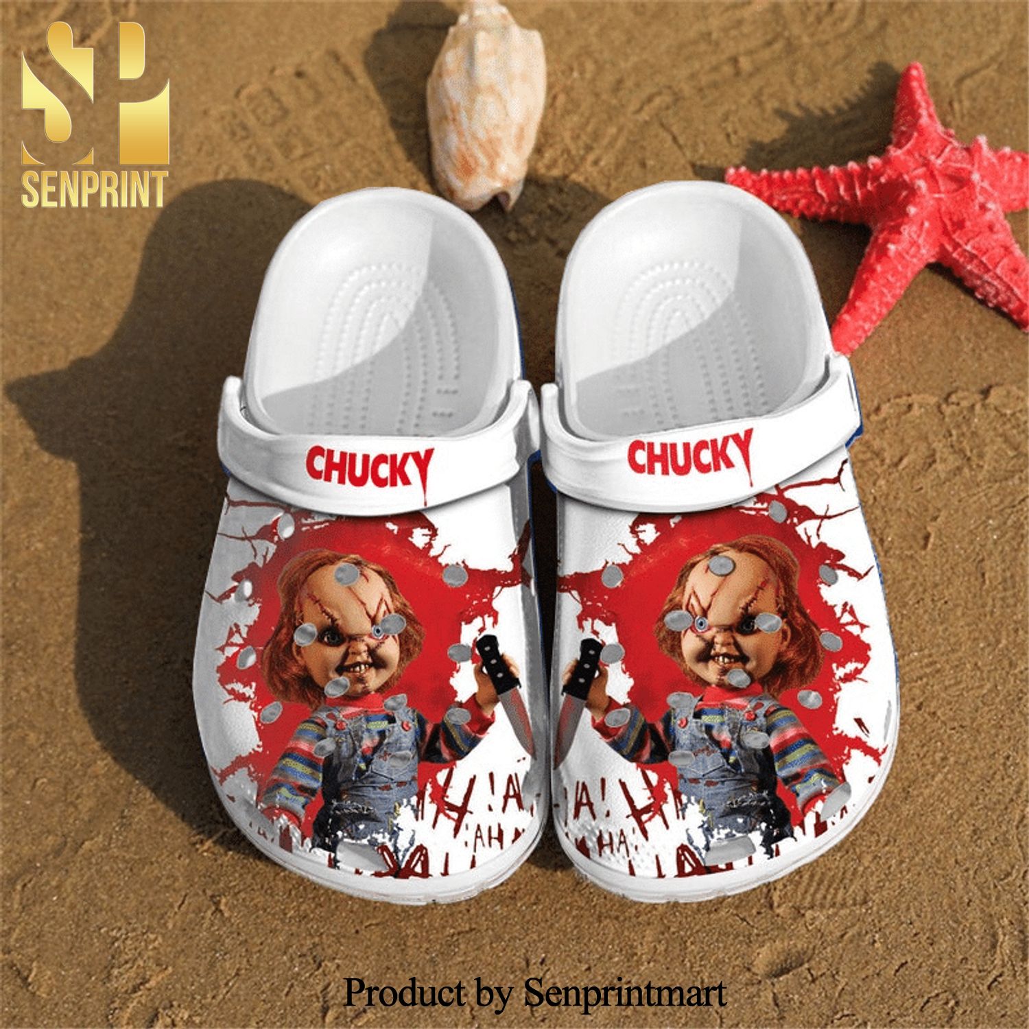 Chucky Play For Men And Women Rubber Crocs Sandals