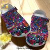 Colorful Parrot On Night Gift For Lover Full Printing Crocs Sandals