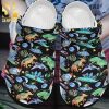 Colorful Elephant Pattern 102 Gift For Lover New Outfit Classic Crocs Crocband Clog