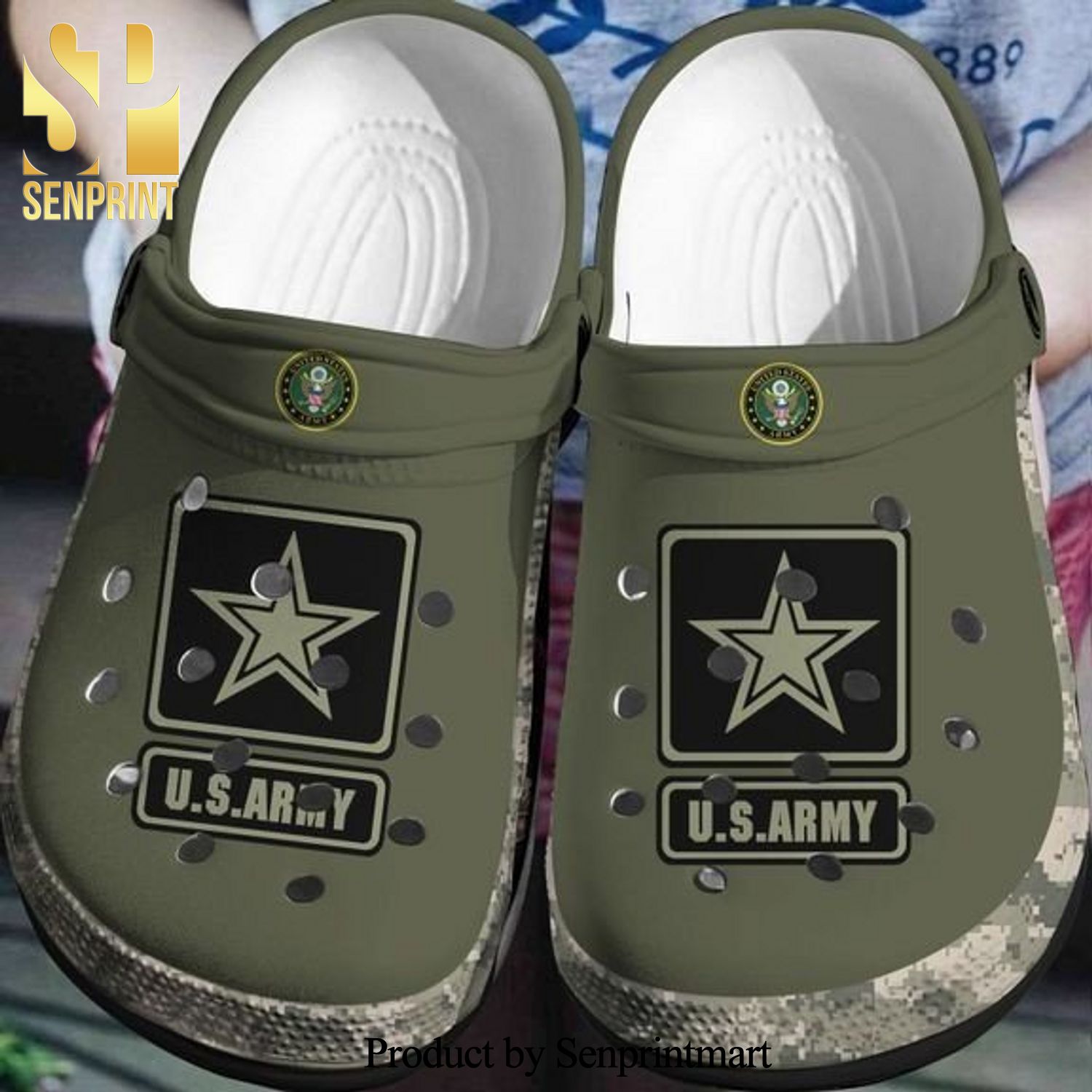 Comfortable Us Army Crocs Sandals