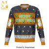 Merry Slothmas Knitted Ugly Christmas Sweater