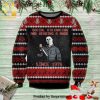 Michael Jackson And Eddie Van Halen Knitted Ugly Christmas Sweater