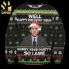 Merry Squidmas Squid Game Knitted Ugly Christmas Sweater