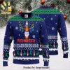 Michelob Ultra Beer Reindeer Knitted Ugly Christmas Sweater