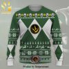 Mighty Morphin Power Rangers Pixel Premium Knitted Ugly Christmas Sweater