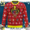 Mighty Helmets Power Rangers Knitted Ugly Christmas Sweater