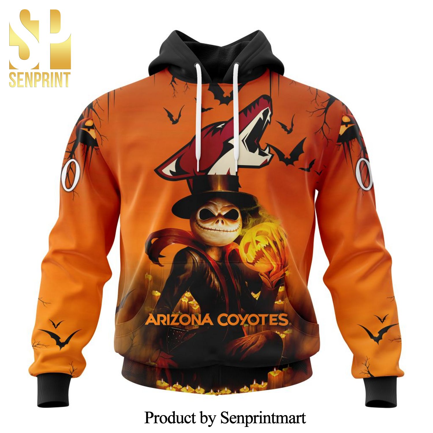NHL Arizona Coyotes Version Halloween Concepts All Over Printed Shirt