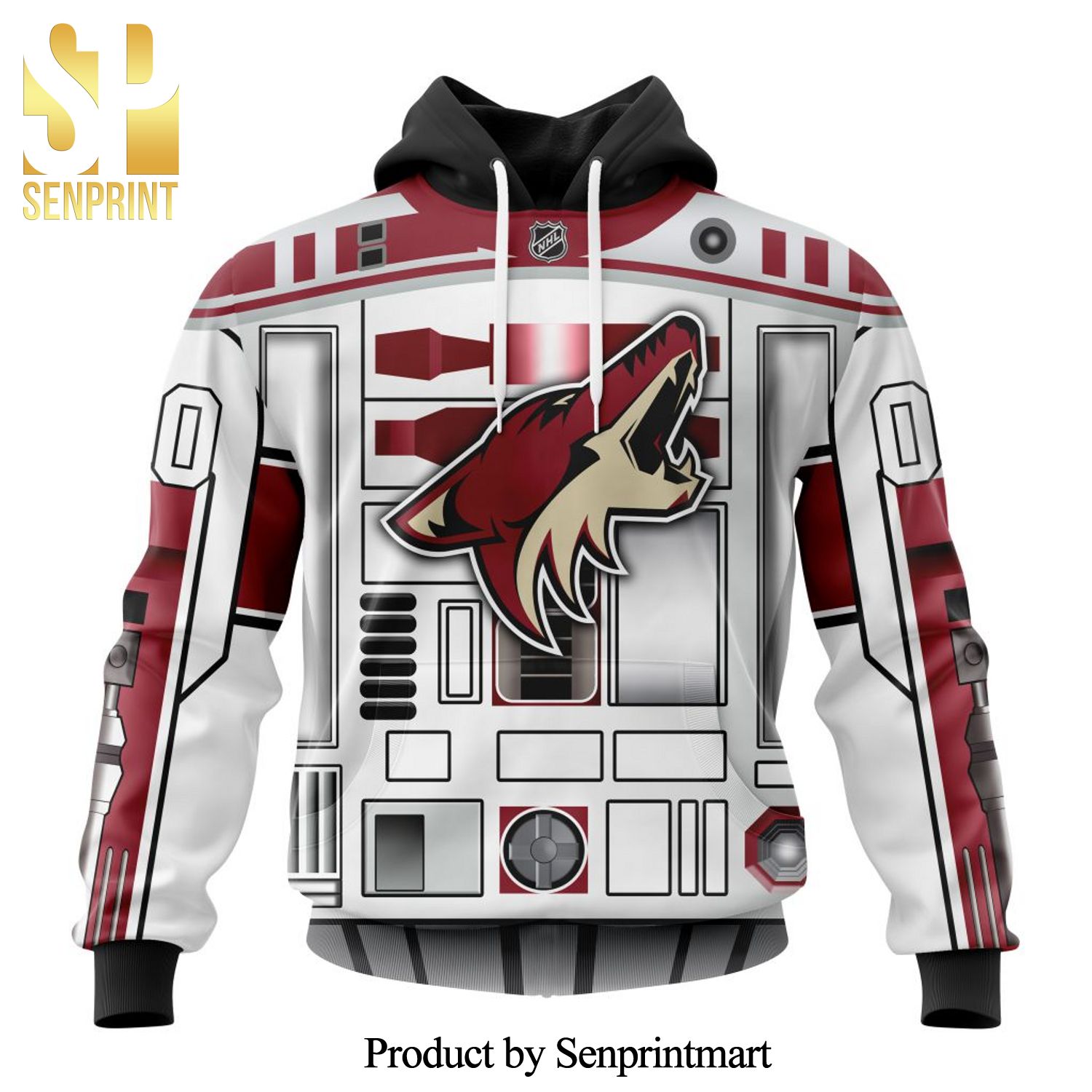 NHL Arizona Coyotes Version Star Wars May The 4th Be With You All Over Printed Shirt