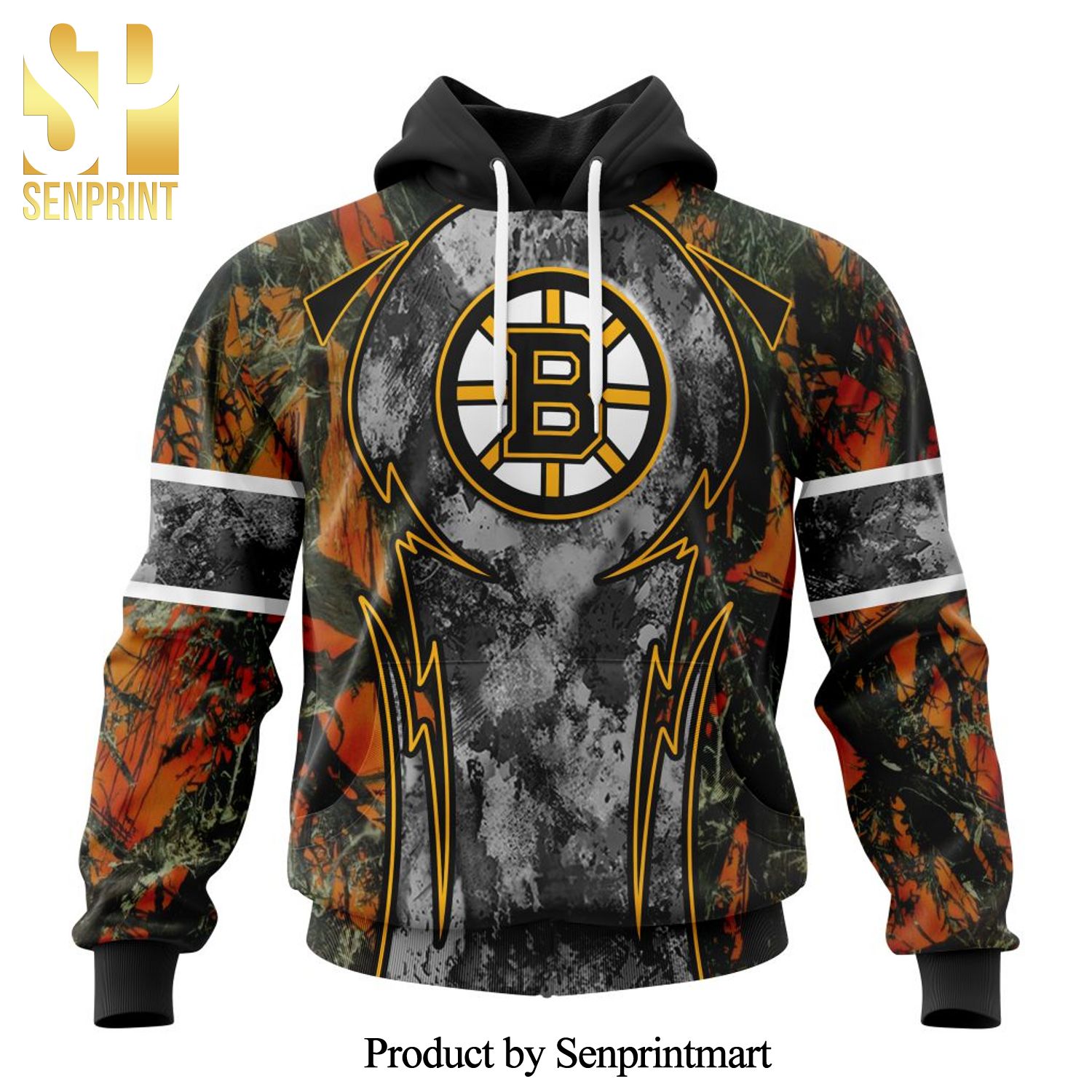 NHL Boston Bruins Version Camo Concepts For Hungting In Forest Full Printing Shirt