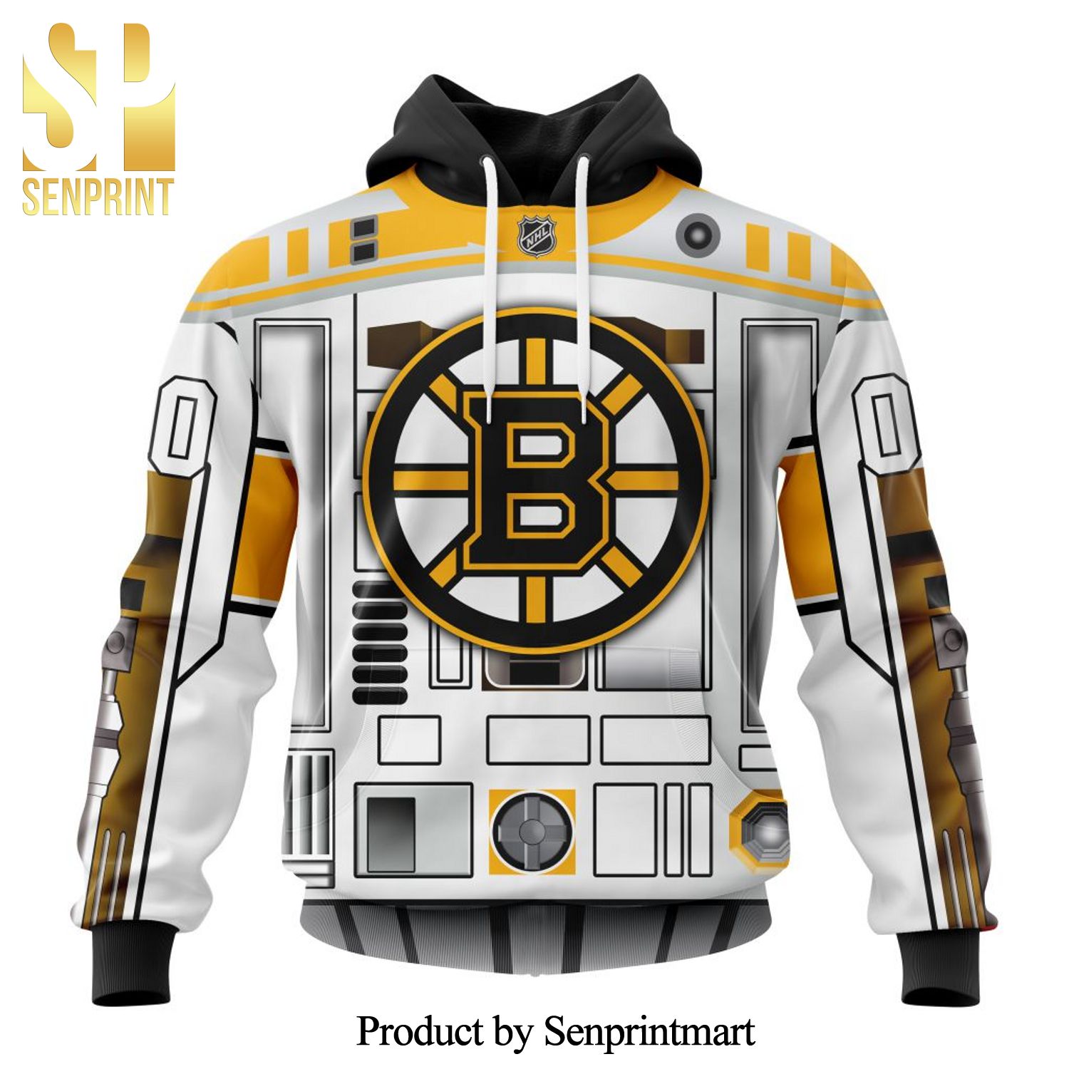 NHL Boston Bruins Version Star Wars May The 4th Be With You All Over Printed Shirt