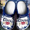 Coors Light Broken Brick American Flag Rubber Crocs Crocband