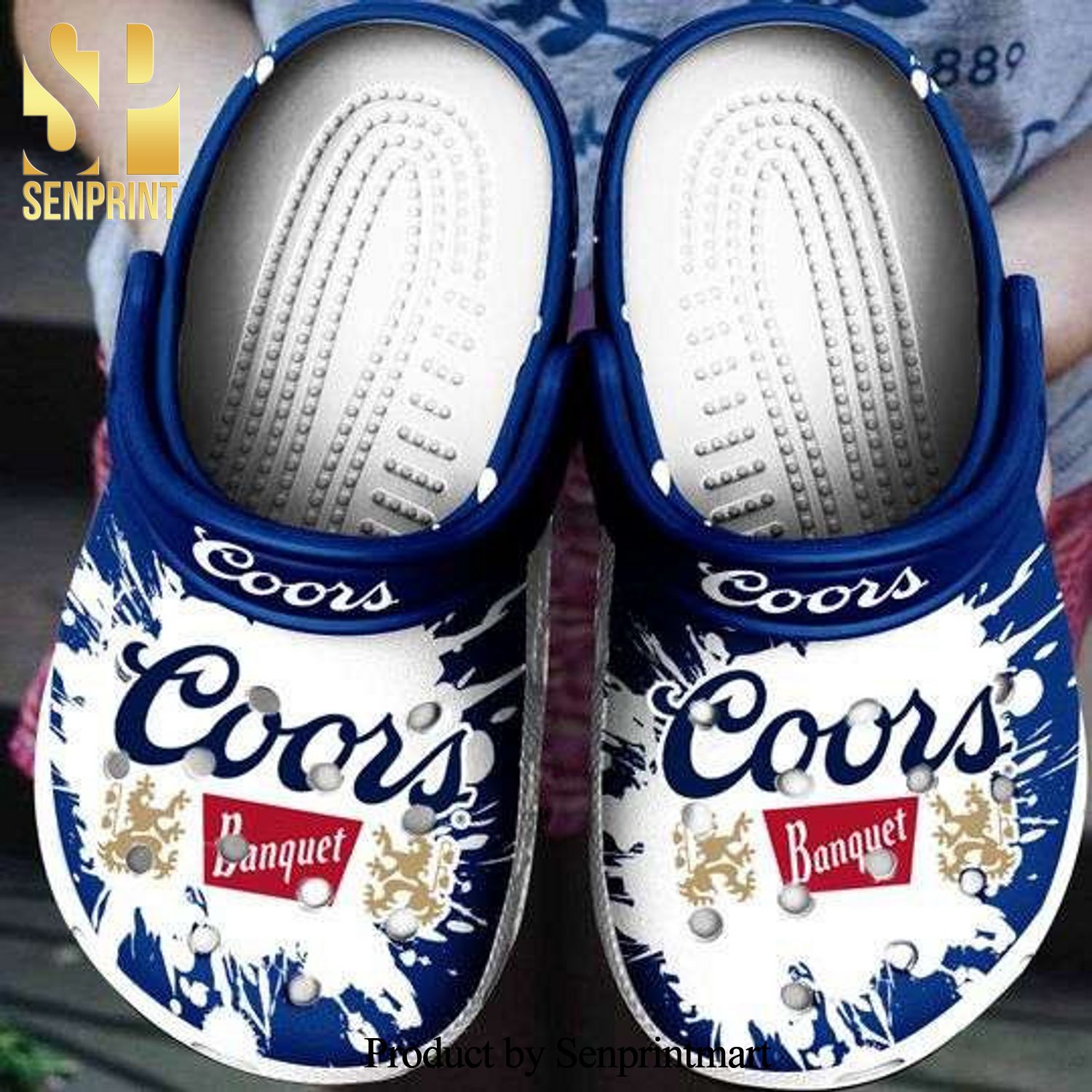 Coors Banquet Rubber Crocs Crocband In Unisex Adult Shoes