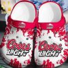 Coors Light Broken Brick American Flag 3D Crocs Crocband