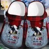 Cow Pattern Skin Dairy Farmer Cattle Lovers Rubber Crocs Classic