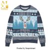 Miller Lite Snowflake Knitted Ugly Christmas Sweater