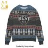 Milwaukee’s Best Ice Beer Black Knitted Ugly Christmas Sweater