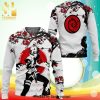 Minato Namikaze Naruto Anime Knitted Ugly Christmas Sweater