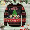 Minecraft Creeper Santa Hat Premium Knitted Ugly Christmas Sweater