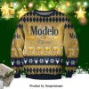 Modelo Especial Beer Premium Knitted Ugly Christmas Sweater