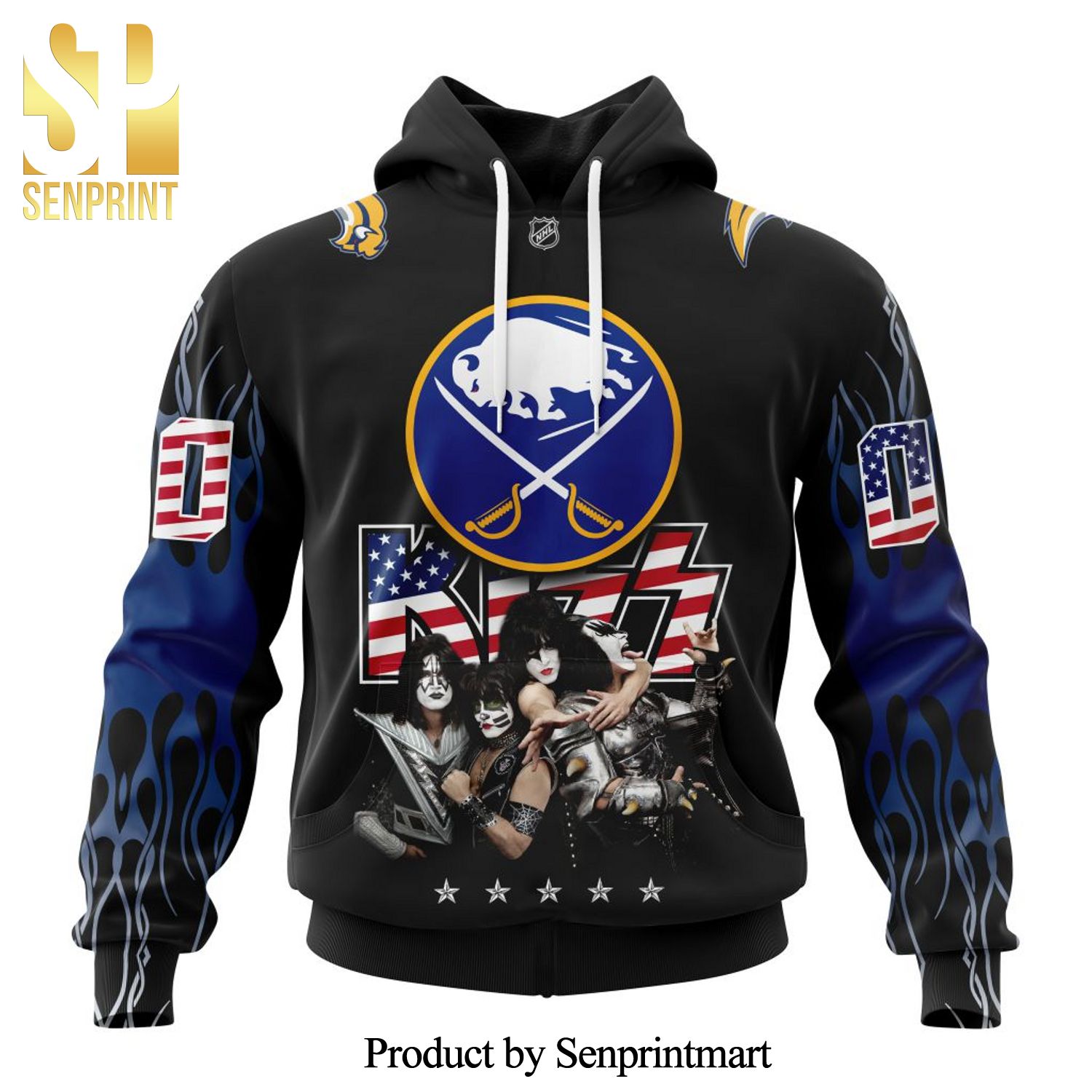 NHL Buffalo Sabres X Kiss For Sport Fans All Over Printed Shirt