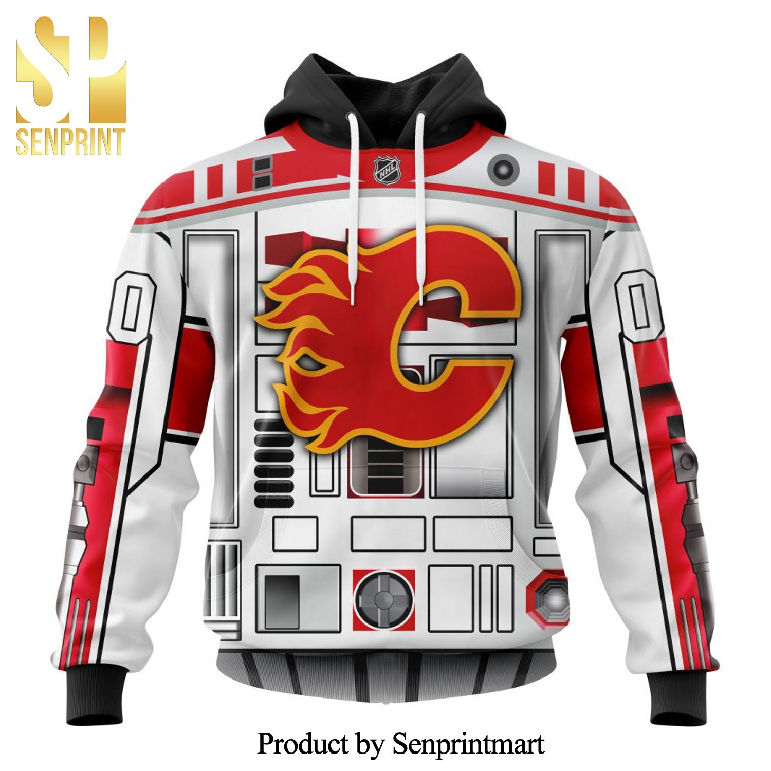 NHL Calgary Flames Version Star Wars May The 4th Be With You All Over Printed Shirt