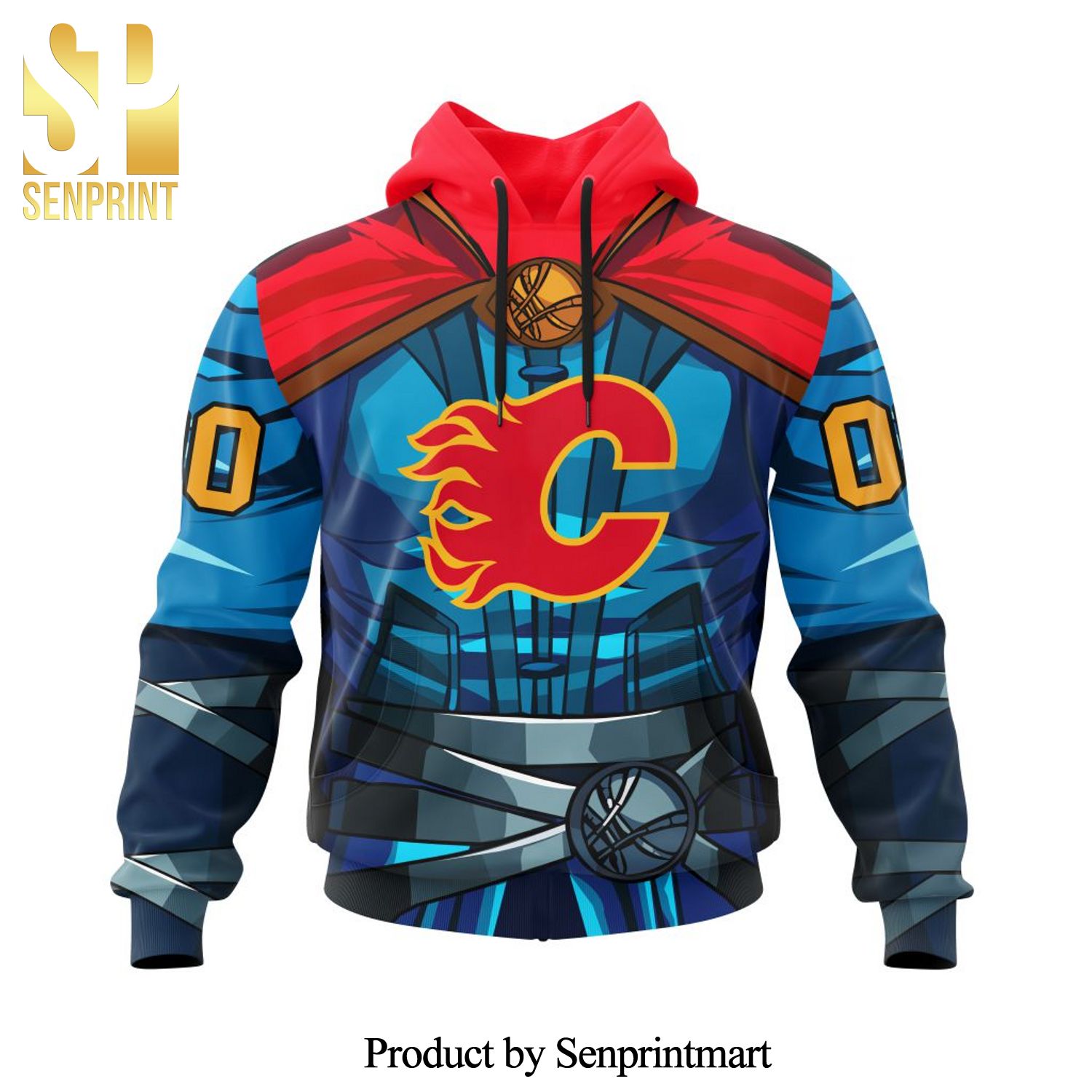 NHL Calgary Flames X Doctor Strange Version For Father Day All Over Printed Shirt