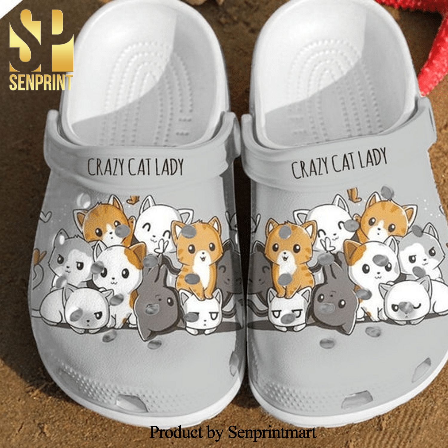 Crazy Cat Lady Hypebeast Fashion Crocs Crocband