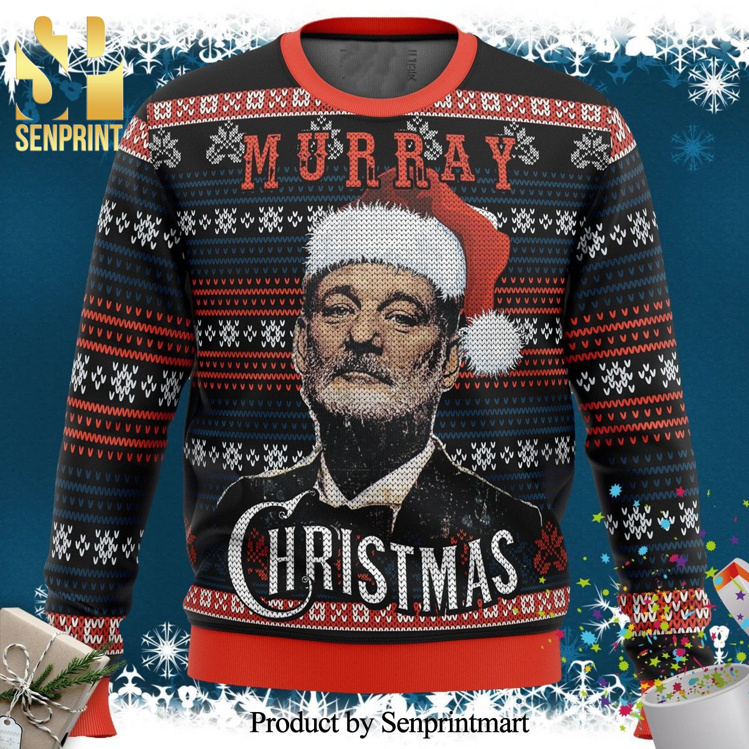 Murray Knitted Ugly Christmas Sweater