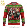 My Neighbor Totoro Christmas Premium Manga Anime Knitted Ugly Christmas Sweater