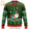 My Neighbor Totoro Friends Premium Manga Anime Knitted Ugly Christmas Sweater