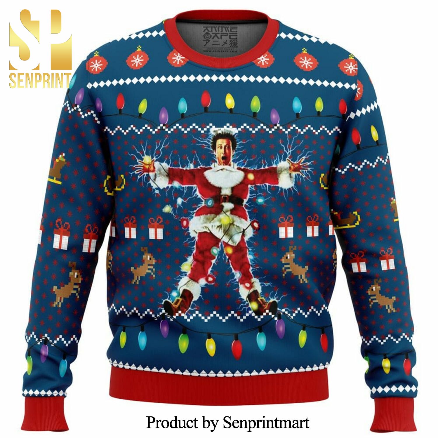 National Lampoon’S Christmas Vacation Knitted Ugly Christmas Sweater