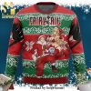 Natsu Dragneel Lucy Heartfilia Fairy Tail Premium Knitted Ugly Christmas Sweater