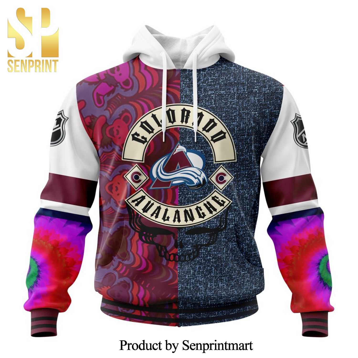 NHL Colorado Avalanche X Grateful Dead For Sport Fans All Over Printed Shirt