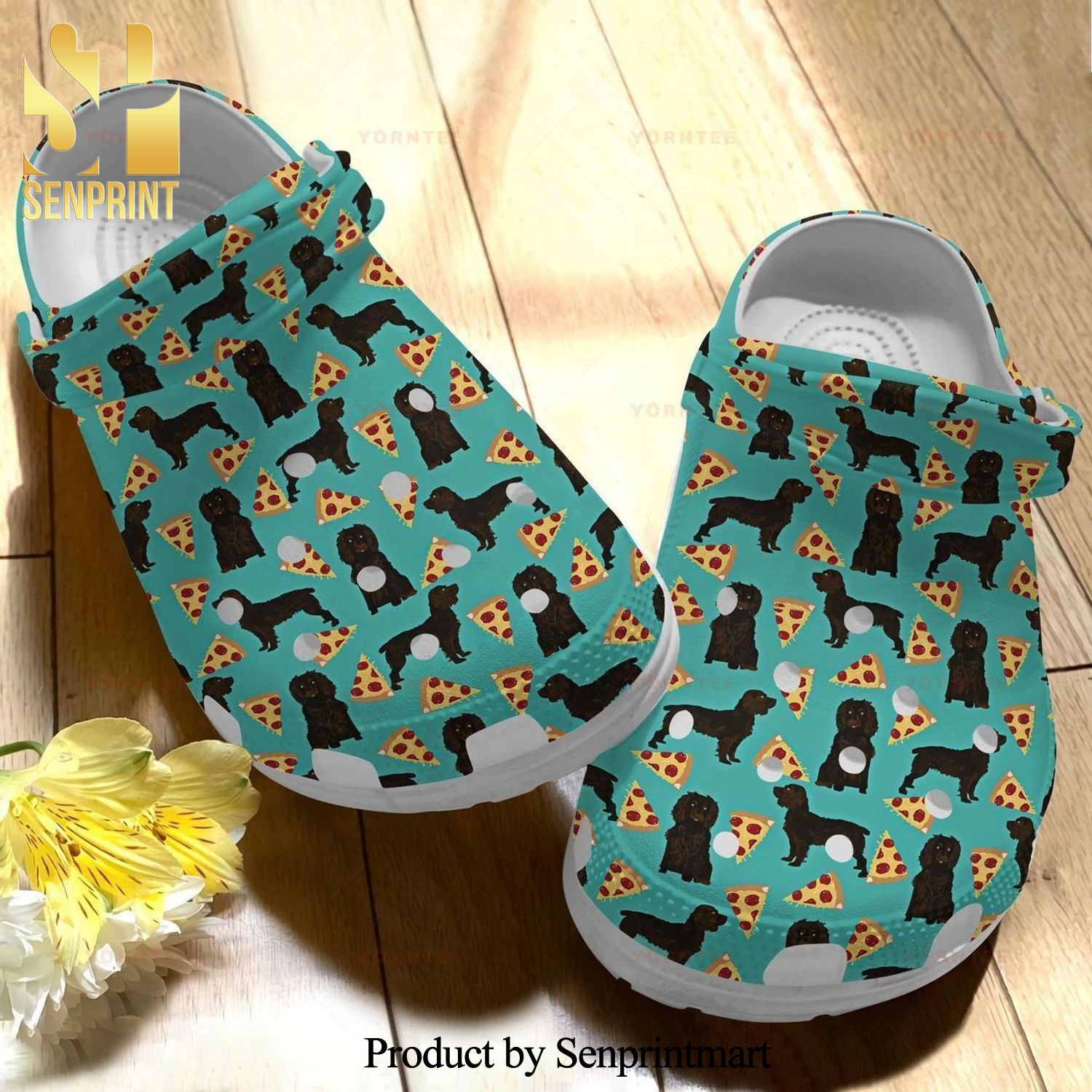 Custom Name Boykin SpanielBoykin Spaniel Patterns Fashion Gift For Lover New Outfit Crocs Sandals