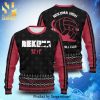 Nekoma High Santa Costume Haikyuu Manga Anime Knitted Ugly Christmas Sweater