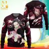 Nezuko Demon Slayer Manga Anime Knitted Ugly Christmas Sweater