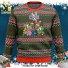 Ninja Cat Knitted Ugly Christmas Sweater