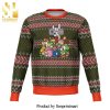 Nintendo Characters Knitted Ugly Christmas Sweater