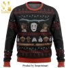 No Face Spirited Away Knitted Ugly Christmas Sweater