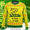 No Love No Tacos Heart Knitted Ugly Christmas Sweater