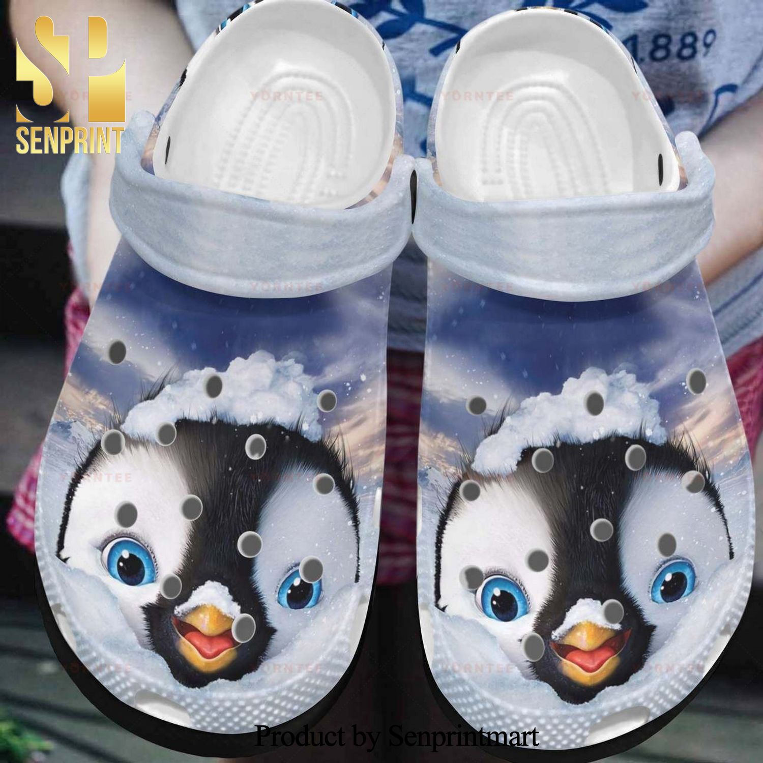 Custom Name I Love Penguin Style Gift For Lover New Outfit Crocs Crocband Adult Clogs