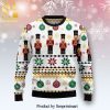 Nutcracker Christmas Tree Knitted Ugly Christmas Sweater