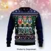 Nutcracker You Crack Me Up Knitted Ugly Christmas Sweater