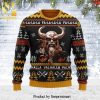 Oh For Fox Sake Knitted Ugly Christmas Sweater